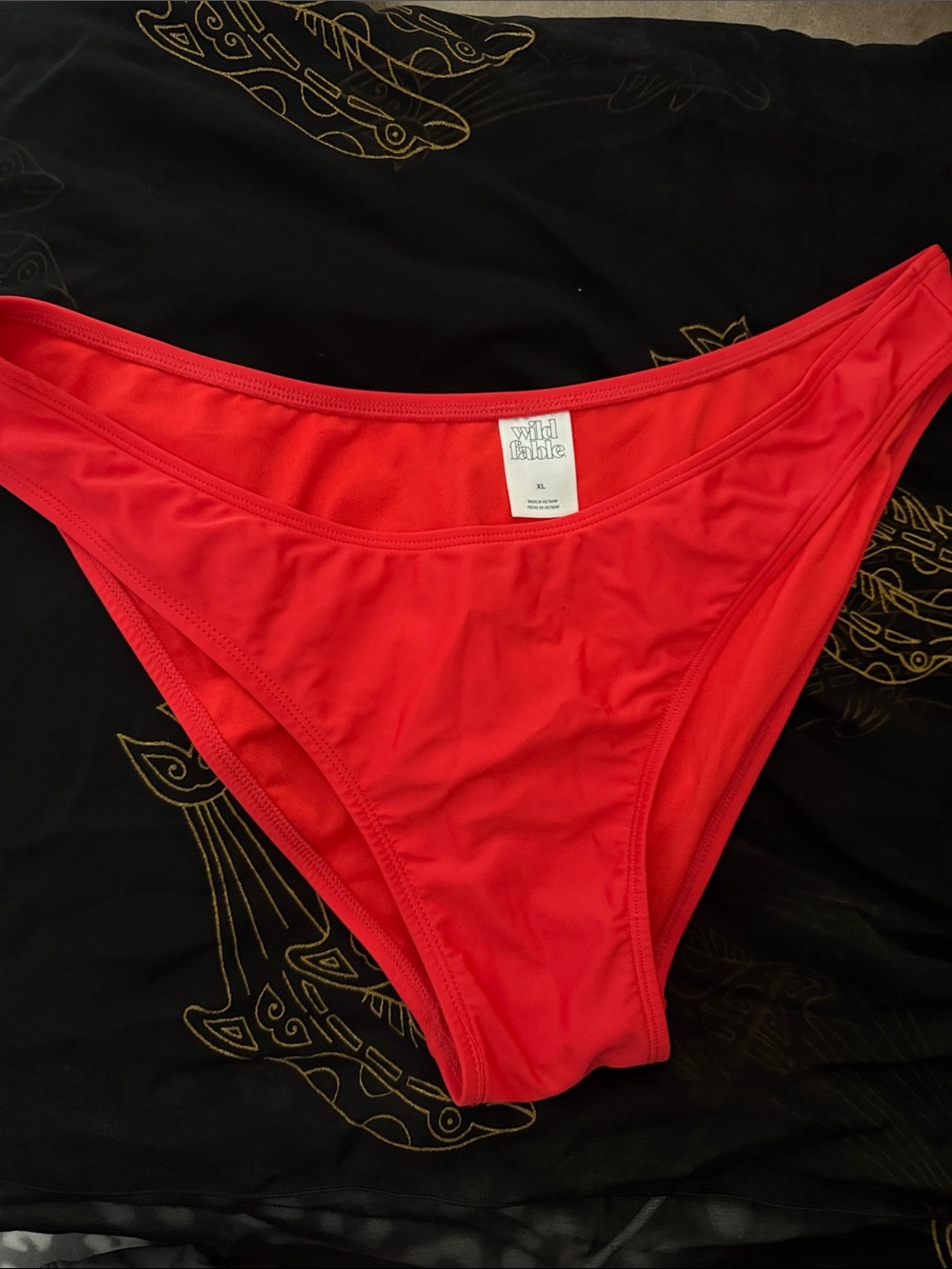 NWOT Wild Fable Red Classic Bikini Bottom